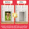 2PACK Extra Large Dog Door Replacement Flap with Screws,Doggie Door