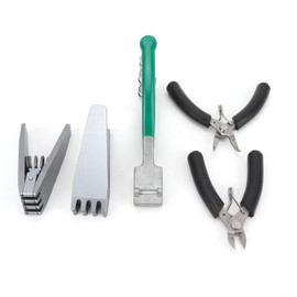 Professional Badminton Racket Threading Tool, Complete DIY Repair Kit with Clips, Pliers, Awl and String - Sturdy Material for Badminton, Tennis