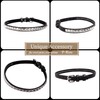P-Rize Leather Choker Women's Small Pyramid Studded Men's Punk Rock