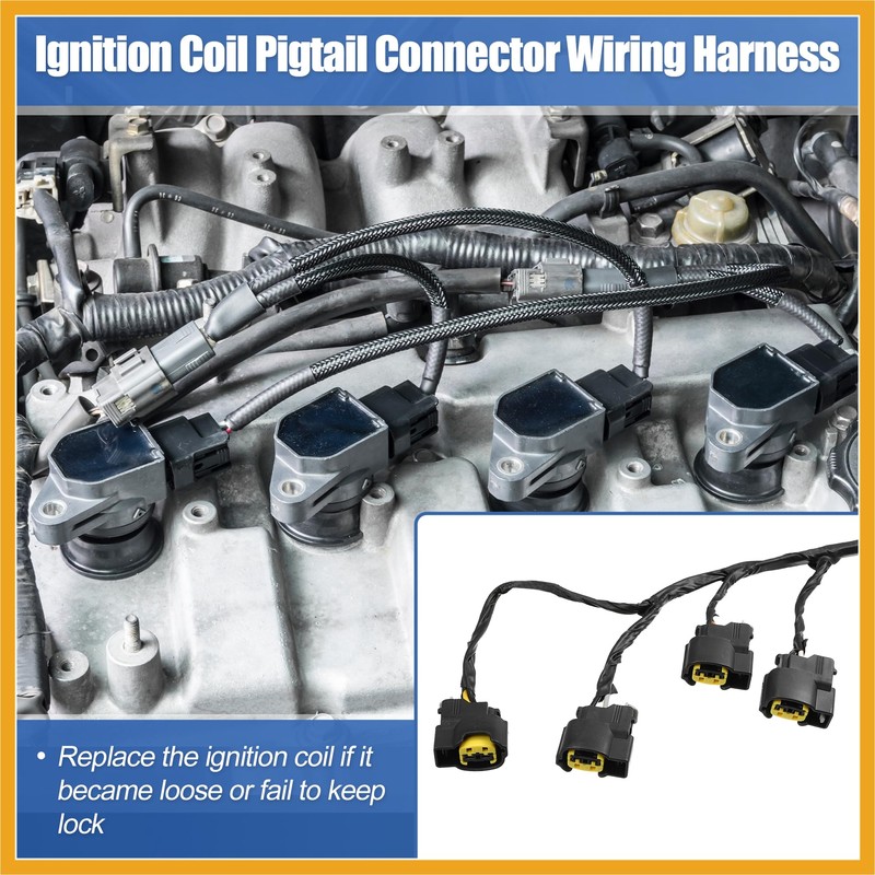 Partuto Ignition Coil Wire Harness for Kia Rio 12-14 for