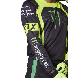 Fox Racing Men's 180 Monster Motocross Jersey, Black, X-Large
