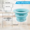 4 Pieces Drain Tube Hose Seal Deodorant Silicone Plug Sealing