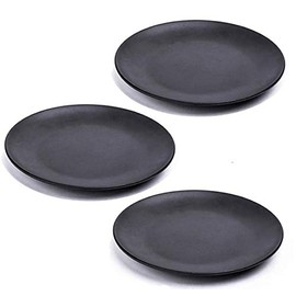 MBB 10 Inch Melamine Ware Serving Platter Dinner Plates Dishes Dinnerware Pack of 3