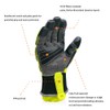 Intra-FIT Rescue 79314 Extrication Gloves Impact, Tear/abrasion/Puncture/Cut Protection, Super Dexterity