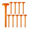 EXERAUO 7" Long Stem Garage Door Rollers 10 Pack -