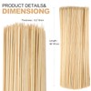 Suclain 500 Pcs Marshmallow Roasting Sticks 36" Long 5mm Thick,