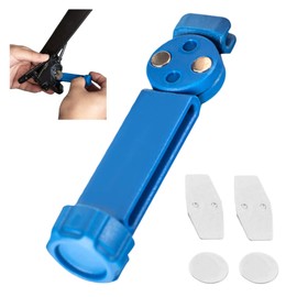 QZAVIRE Bike Brake Pad Spreader Tool, Bicycle Hydraulic Disc Brake Piston Reset Tool with Carbon Steel, Piston Caliper Resetter for Mountain and Road Bike