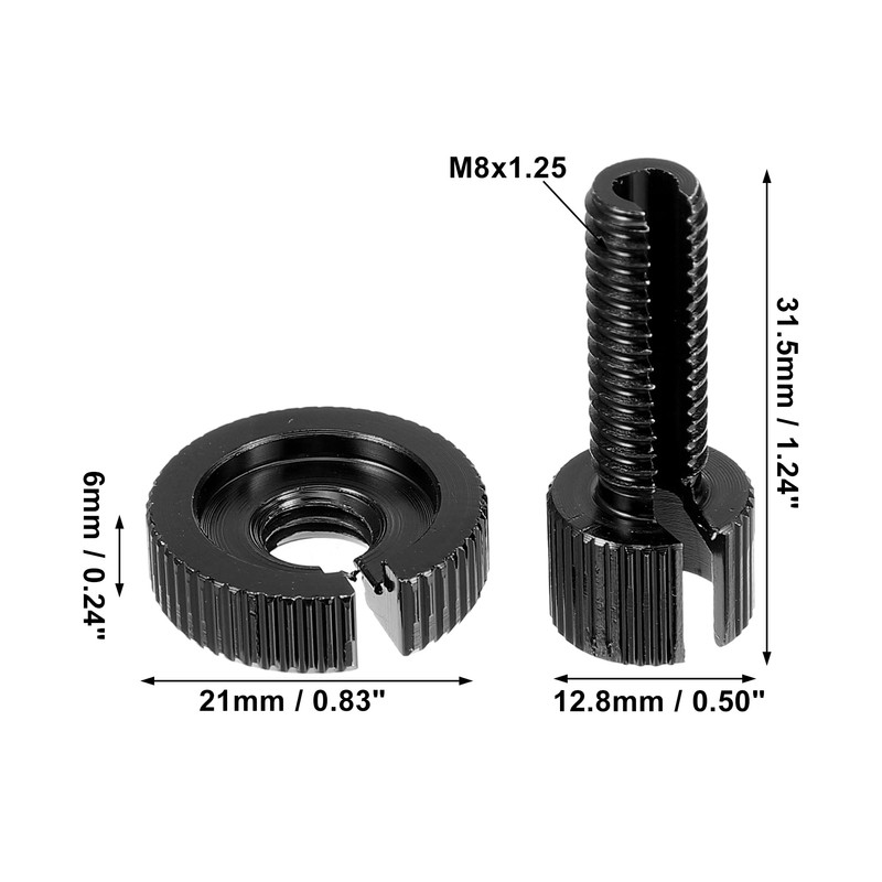 X AUTOHAUX 1 Pcs M8 Brake Clutch Cable Line Adjuster