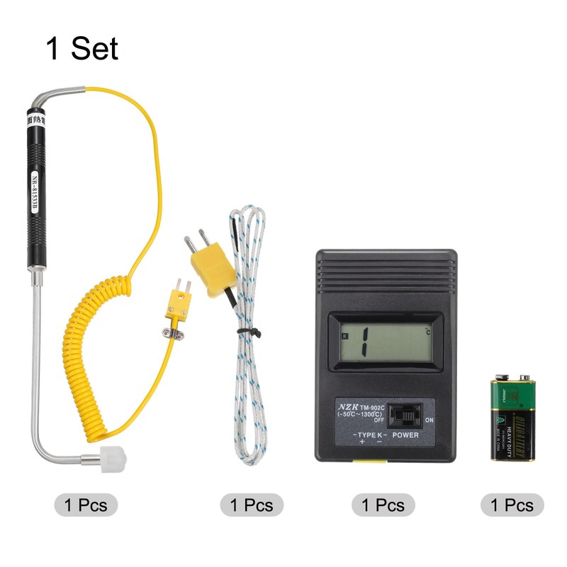 QUARKZMAN Digital Thermocouple Thermometer K-type Temperature Meter (-50 to 1300