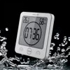 HONPHIER Bathroom Shower Clock Digital Clock Timer Large LCD Display