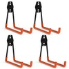 ieron 4Pcs Large U Garage Hooks, Shed Steel Garage Tool