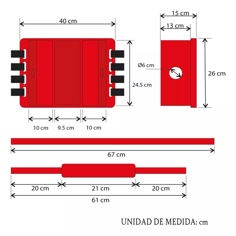 Torretas y Más Kit De Inmovilizador, Arnés Y Collarín