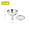 True Fountain Aerating Decanter Funnel, Red and White Wine Funnel