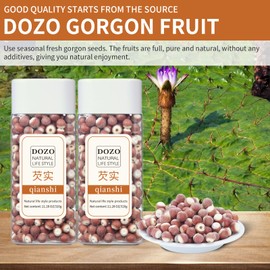DOZO Gorgon Fruit Dried Fox Nuts Gorgon Euryale Natural Gordon Euryale Seed 22.5oz/640g Qian Shi Removing Dampness 芡实 鸡头米 芡實