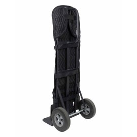 Mytee Products Padded Hand Truck Cover - Round Top, Moving Supplies, Black Moving Pad - Woven Cotton/Poly - 50" x 16"