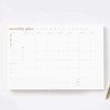 Bliss Collections Monthly Planning Pad, To Do List Notebook -