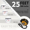 25ft(7.5-Meters) Tape Measure, Self-Lock, Dual Scale, Easy Read Measuring Tape