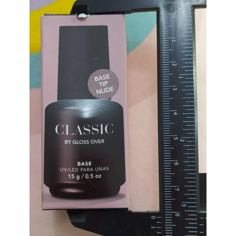 Gloss Over Pegamento Para Uñas Tip De Gel Nude Base