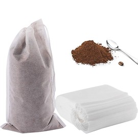 YQL Cold Brew Coffee Filter,50PCS 6X10 Inch No Mess Cold Brew Coffee Bags Disposable Mesh Brewing Bags Tea Filter Bag for Cold Brew Coffee or Tea(4x6/8x12inch Available)
