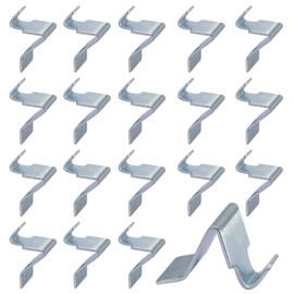 ISDVBUY 18pcs Heavy Duty Shelf Clips, Compatible Cabinet Shelf Pegs Replacement Clips, Metal Clip for Adjustable Shelves Metal Cabinet