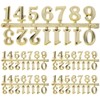 HOMSFOU DIY Clock Numerals Kit 5 Sets 1.5 Inch Gold