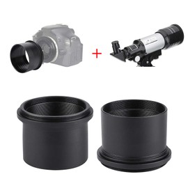Astronomical Telescope Adapter Ring, 2" to M48*0.75 Astronomic Telescope Eyepiece Lens Camera T Adapter Ring, Telescope Eyepiece Adapter Set for Astronomical Photography