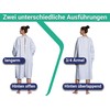 ZOLLNER Patient Shirt Open Back - with Long Sleeves and