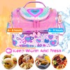 PinkSheep Kids Double Decker Cooler Insulated Lunch Bag Large Tote