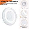 14 1/8" Microwave Turntable Glass Tray by Beaquicy - 14