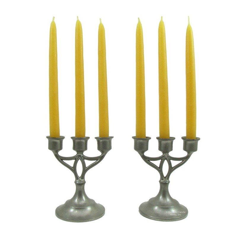 Beeswax Candle Works, Chanukah (Pack of 45) 100% USA Beeswax