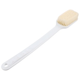 FOMIYES Back Scrub Brush Bath Brush Tub Scrubber Body Shower Bath Body Brush Bath Scrub Brush Skin Exfoliator Brush Bathing Sponge Body Scrub Shower Brush Pp Massage Brush White Soft Fur