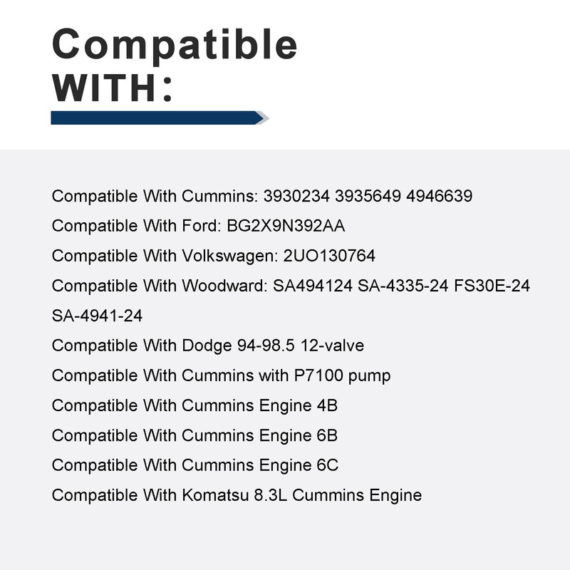 3935649 Fuel Shut Off Solenoid Valve 12V fit for Cummins