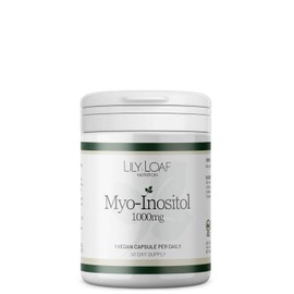 Myo-Inositol 1000mg – 30 Day Supply – Hormonal & Reproductive Health Support – Gluten-Free, Vegan & Vegetarian Friendly – Mood, Metabolism & Ovarian Function Supplement