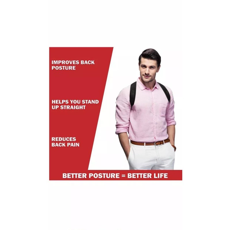 VIBO CARE Posture CorrectorMen and Women - Comfortable Upper Back