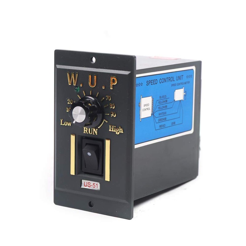 110V AC Gear Motor with Speed Controller, Variable Speed Gear