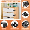 Mixizigoz 90 Degree Hasp Lock Latch, Right Angle Safe Padlock