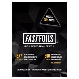 FASTFOILS 5"x7" Inches Pre Cut Foils - 500 Sheets