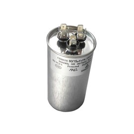 COCAPCO CBB65B Dual Run Capacitor 370VAC 370V AC 60/15uF 60+15uF 60+15 uF MFD B.S2 40/70/21