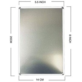 Graman Antique Metal Tin Sign Four Leaf Clover Art Decor Good Luck Charm Decor Green Nature Wildlife Watercolor Aluminum Metal Sign Meadow Flower Modern Floral Garden Home Decor 8x5.5 Inch