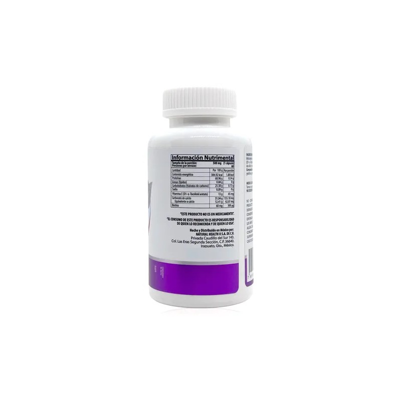 Biotina Vitamina E Y Calcio 60 Caps Bionat Natural Health