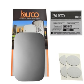 Burco 2716 Driver or Passenger Side Replacement Mirror Glass for 1993 LAND ROVER DEFENDER 110, 1993 LAND ROVER DEFENDER 90