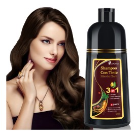 Kaisasa Shampoo Con Tinte Cubre Canas Natural Jengibre Maroon