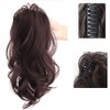 Highlight Ponytail Extension Claw Multi Layered Hair Wavy Curly Jaw