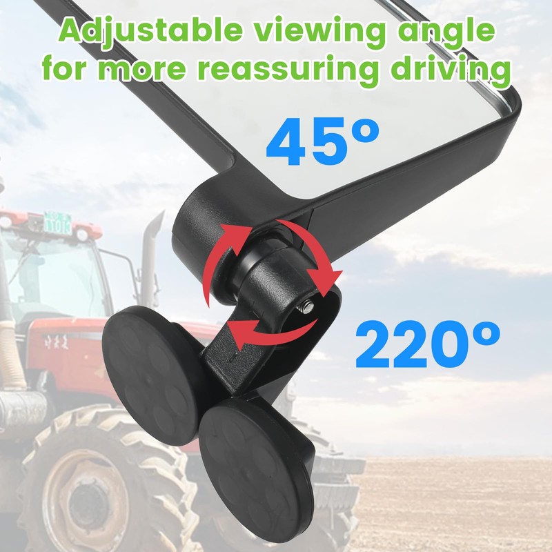 Omgro Universal Magnetic Tractor Mirrors, Strong Magnetic Tractor Side Mirrors