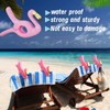 Pack of 6 Towel Clips, Delmkin Bath Towel Clips, Large