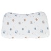 Baby Nursery Pillow Pure Cotton Cartoon Print Wave Single Layer