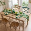 St. Patrick’s Day Table Runner, Embroidered Irish Clover Rainbow Table