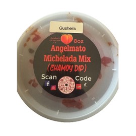 AngelmatoMicheladaMixLLC 8oz Chamoy Sweet And Sour,Spicy  Candy Gushers, Haribo Bears , Giant Sour Patch