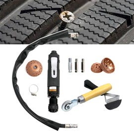 Sporacingrts Tire Repair Set Includes 2500rpm Low Speed Air Tire Buffer Tire Patch Roller Tire Inner Liner Scrapper 3Pcs Tungsten Steel Buffing Wheel 42mm 55mm