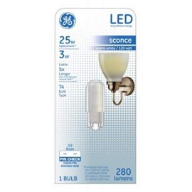 GE 3W Fros T4 G9 Bulb